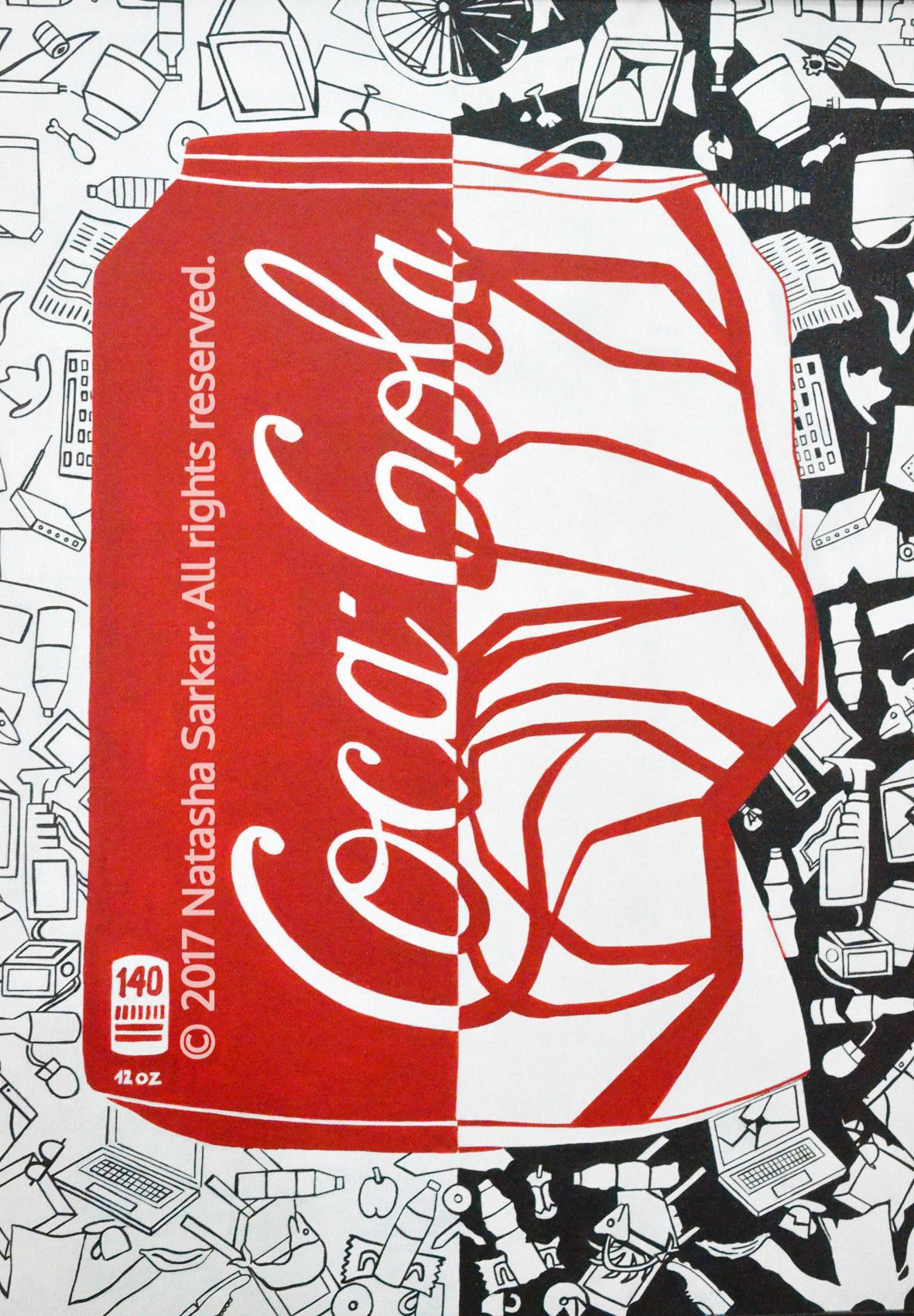 Two sides of the same can